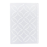 Maxbell Plasitc Quilting Template Stencils for Embroidery Patchwork Sewing Craft 9#
