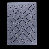 Maxbell Plasitc Quilting Template Stencils for Embroidery Patchwork Sewing Craft 9#