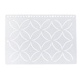Maxbell Plasitc Quilting Template Stencils for Embroidery Patchwork Sewing Craft 9#