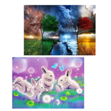 Maxbell 1 Set Beautiful Diamond Paniting Kit Cross Stitch Picture Handcraft Rabbit