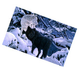 Maxbell DIY 5D Diamond Embroidery Painting Cross Stitch Kit Animal Decor Wolf