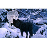 Maxbell DIY 5D Diamond Embroidery Painting Cross Stitch Kit Animal Decor Wolf