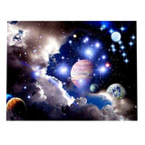 Maxbell 30x25cm Full Drill Outer Space DIY 5D Diamond Painting Kit Home Decor 1#