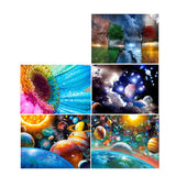 Maxbell 30x25cm Full Drill Outer Space DIY 5D Diamond Painting Kit Home Decor 1#