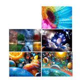 Maxbell 30x25cm Full Drill Outer Space DIY 5D Diamond Painting Kit Home Decor 1#