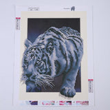 Maxbell DIY 5D Diamond Painting Embroidery Cross Stitch for Home Decor White Tiger