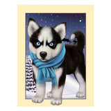 Maxbell DIY Animal 5D Diamond Painting Embroidery Cross Stitch Art Kit Black Dog
