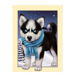 Maxbell DIY Animal 5D Diamond Painting Embroidery Cross Stitch Art Kit Black Dog