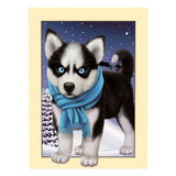 Maxbell DIY Animal 5D Diamond Painting Embroidery Cross Stitch Art Kit Black Dog