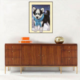 Maxbell DIY Animal 5D Diamond Painting Embroidery Cross Stitch Art Kit Black Dog