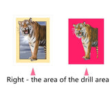 Maxbell DIY 5D Diamond Painting Embroidery Cross Stitch for Home Decor Tiger 2