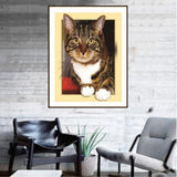 Maxbell DIY 5D Diamond Painting Embroidery Cross Stitch for Home Decor Cat