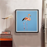 Maxbell 1 Set Daimond Painting Kit Lovely Animal Picture for Wall Decor Flamingos