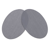Max 1 Pair Oval Iron/Sew On Patches Elbow Knee Repair Sewing Applique Grey