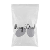 Max 1 Pair Oval Iron/Sew On Patches Elbow Knee Repair Sewing Applique Grey