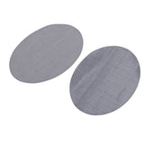 Max 1 Pair Oval Iron/Sew On Patches Elbow Knee Repair Sewing Applique Grey