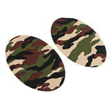 Max 1 Pair Oval Iron/Sew On Patches Elbow Knee Repair Sewing Applique Camouflage