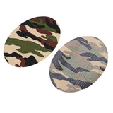 Max 1 Pair Oval Iron/Sew On Patches Elbow Knee Repair Sewing Applique Camouflage