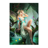 Maxbell 5D DIY Diamond Painting Embroidery Cross Stitch Kits Home Decor Flower Fairy