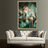 Maxbell 5D DIY Diamond Painting Embroidery Cross Stitch Kits Home Decor Flower Fairy
