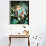 Maxbell 5D DIY Diamond Painting Embroidery Cross Stitch Kits Home Decor Flower Fairy