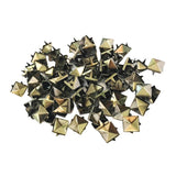 Maxbell Wholesale 100pcs Square Pyramid Rivet Metal Studs Leathercraft DIY Bronze