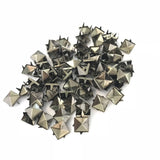 Maxbell Wholesale 100pcs Square Pyramid Rivet Metal Studs Leathercraft DIY Bronze