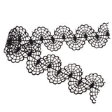 Maxbell 15 Yards Lace Sewing Material Ribbons Trims for Dress Skirt Decor Flower 4