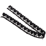 Maxbell 15 Yards Lace Sewing Material Ribbons Trims for Dress Skirt Decor Flower 10