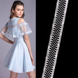 Maxbell 15 Yards Embroidery Lace Trim Sewing Applique DIY Wedding Dress Decor  3#