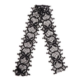 Maxbell 15 Yards Embroidery Lace Trim Sewing Applique DIY Wedding Dress Decor  4#