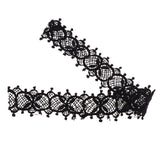 Maxbell 15 Yards Embroidery Lace Trim Sewing Applique DIY Wedding Dress Decor  4#