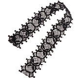 Maxbell 15 Yards Embroidery Lace Trim Sewing Applique DIY Wedding Dress Decor  4#