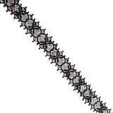 Maxbell 15 Yards Embroidery Lace Trim Sewing Applique DIY Wedding Dress Decor  4#