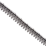Maxbell 15 Yards Embroidery Lace Trim Sewing Applique DIY Wedding Dress Decor  6#