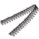 Maxbell 15 Yards Embroidery Lace Trim Sewing Applique DIY Wedding Dress Decor  6#
