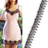 Maxbell 15 Yards Embroidery Lace Trim Sewing Applique DIY Wedding Dress Decor  6#