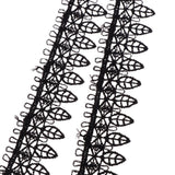 Maxbell 15 Yards Embroidery Lace Trim Sewing Applique DIY Wedding Dress Decor  6#
