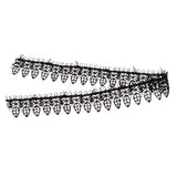 Maxbell 15 Yards Embroidery Lace Trim Sewing Applique DIY Wedding Dress Decor  6#