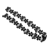 Maxbell 15 Yards Embroidery Lace Trim Sewing Applique DIY Wedding Dress Decor  10#