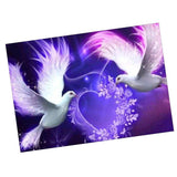 Maxbell 1 Set Beautiful Diamond Paniting Kit Cross Stitch Picture Handcraft Pigeon
