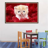Maxbell DIY Diamond Painting Embroidery Cross Crafts Stitch Kit Cute Cat
