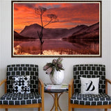 Maxbell DIY Diamond Painting Embroidery Cross Crafts Stitch Kit Autumn Scene