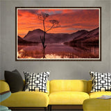Maxbell DIY Diamond Painting Embroidery Cross Crafts Stitch Kit Autumn Scene
