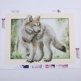 Maxbell Animal DIY 5D Diamond Painting Embroidery Cross Crafts Stitch Kit Wolf 1