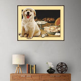 Maxbell Animal DIY 5D Diamond Painting Embroidery Cross Crafts Stitch Kit Cute Dog