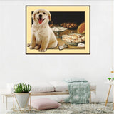 Maxbell Animal DIY 5D Diamond Painting Embroidery Cross Crafts Stitch Kit Cute Dog