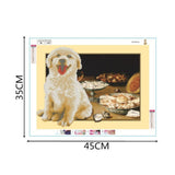 Maxbell Animal DIY 5D Diamond Painting Embroidery Cross Crafts Stitch Kit Cute Dog