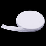 Maxbell 10 Meters Cotton Elastic Band Sewing Trims 15mm Width White