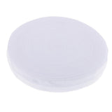 Maxbell 10 Meters Cotton Elastic Band Sewing Trims 15mm Width White